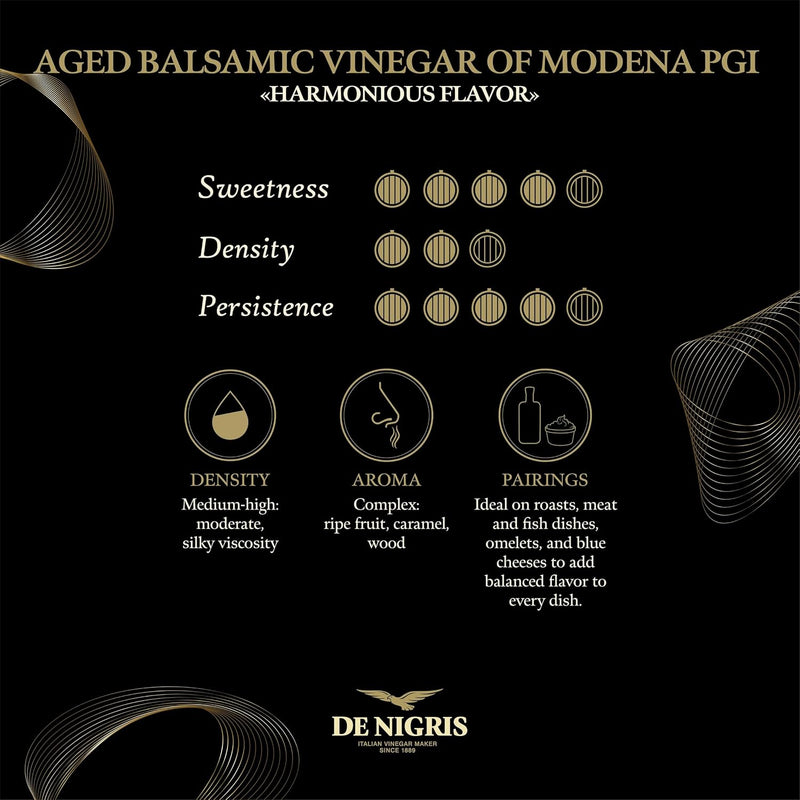 De Nigris Orange Eagle Aged Balsamic Vinegar of Modena PGI, 250 ml