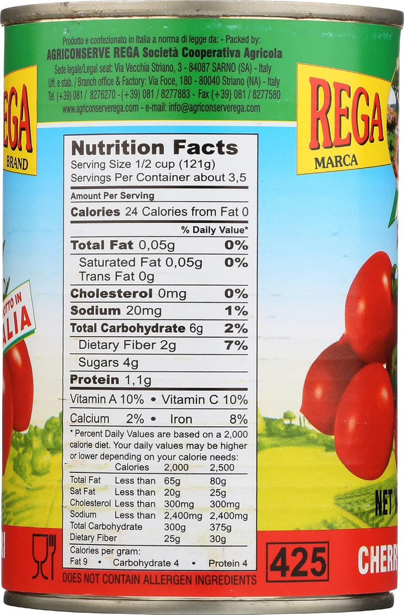 Rega Italian Cherry Tomatoes, 14 oz | 400g