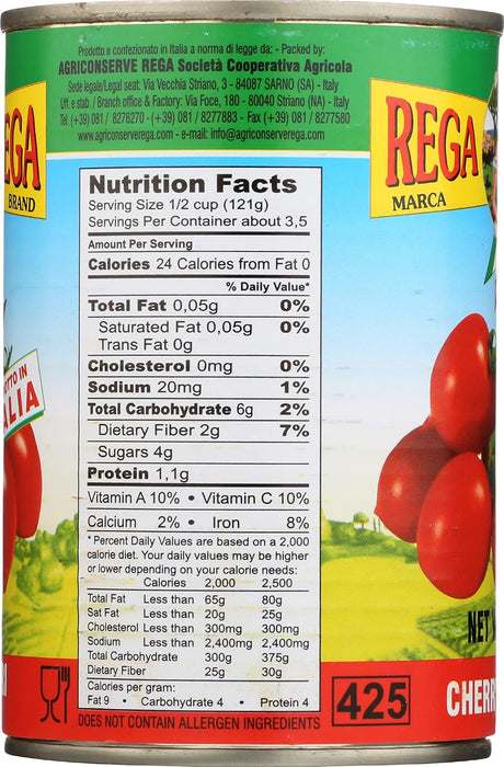 Rega Italian Cherry Tomatoes, 14 oz | 400g