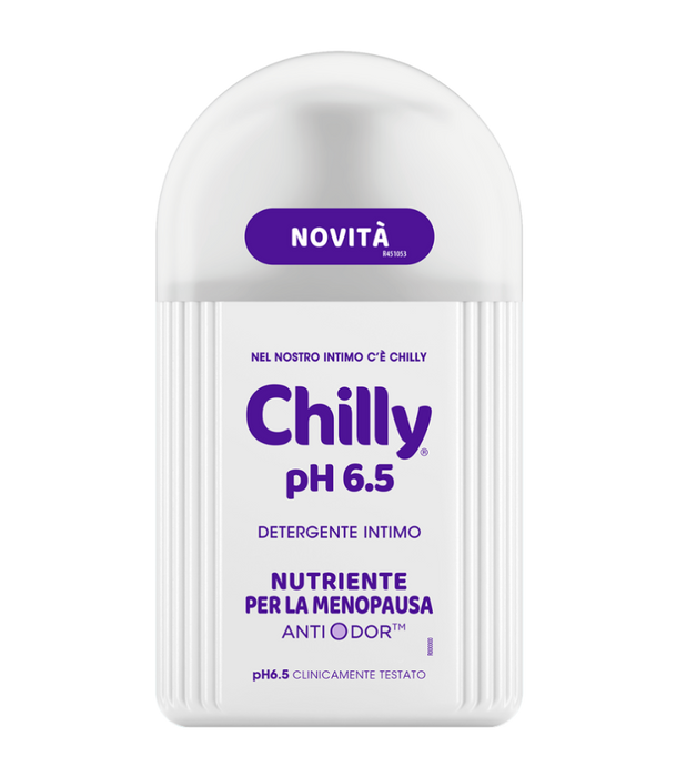 Chilly Detergente Intimo PH 6.5, Menopausa, Anti Odor, 200ml