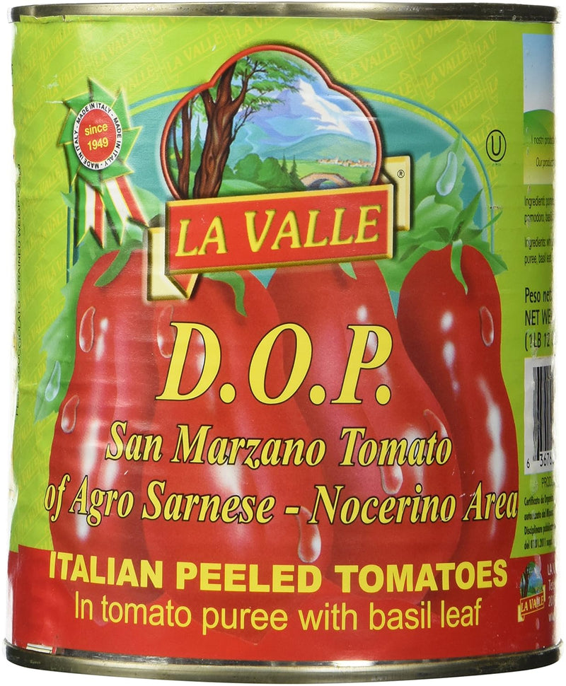 La Valle  D.O.P San Marzano Tomato Italian Peeled Tomatoes, 28oz