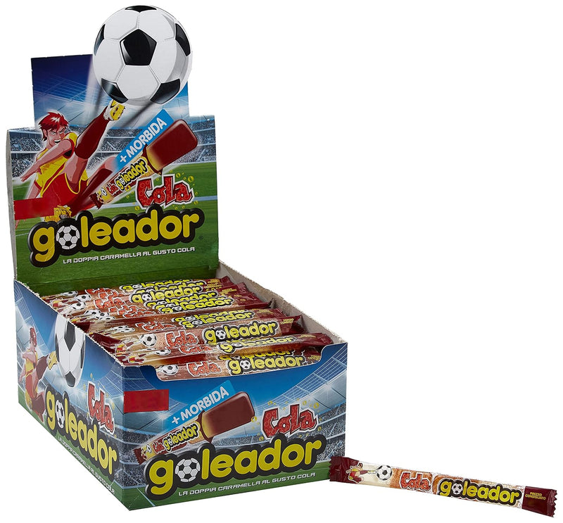 Goleador Cola Candies Made in Italy - Chewy Candy - Italian Candy Individually Wrapped