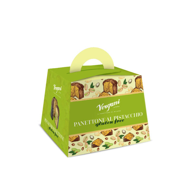 Vergani Gluten Free Pistacchio Panettone, 1 lb 5.2 oz | 600g