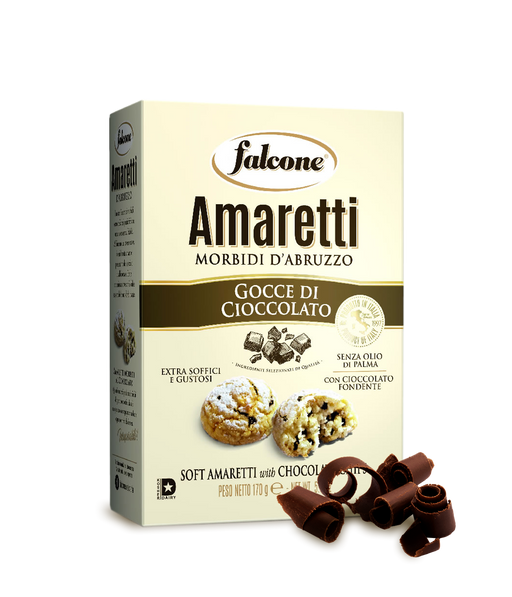 Falcone Classic Soft Amaretti With Chocolate Chips, 5.9 oz | 170g