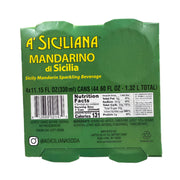 A' Siciliana mandarin sparkling beverage box on a kitchen counter