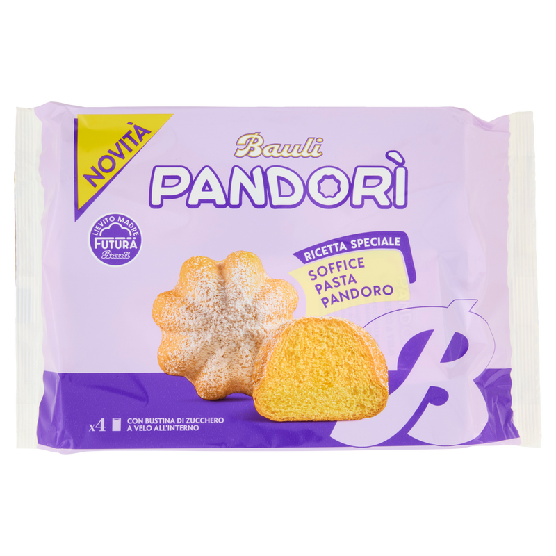 Bauli Pandorì al Miele – Honey‑Infused Mini Pandoro (4‑Pack)