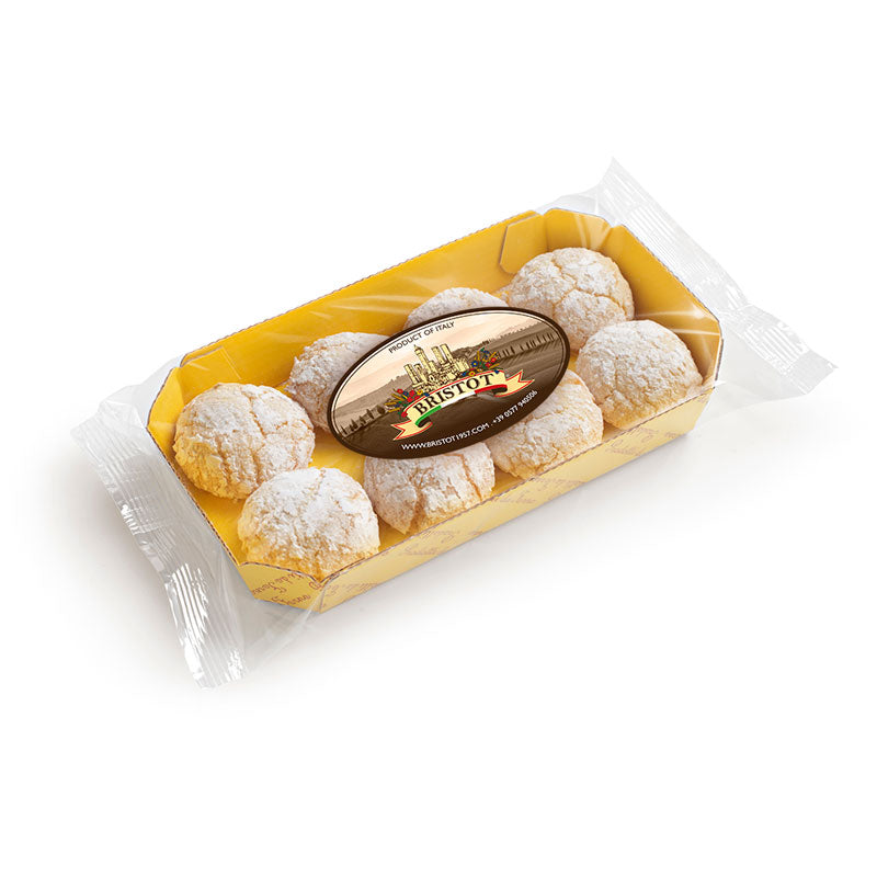 Bristot Almond Paste Cookies with Apricot Jam, Delizia Albiocca,  7 oz | 200g