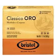 Bristot Classico Oro coffee package on a white background