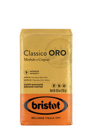 Bristot Classico Oro coffee package on a white background