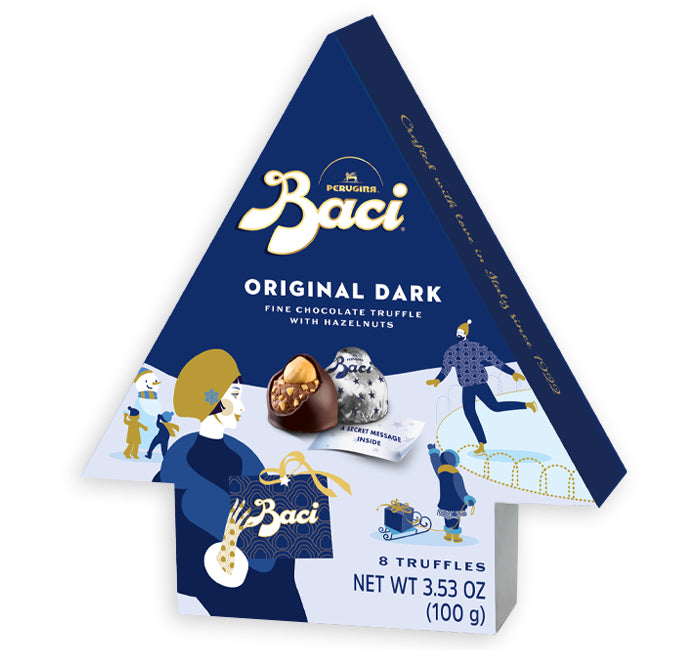 Baci Perugina Original Dark 8-pc, Christmas Tree, 3.53 oz | 100g