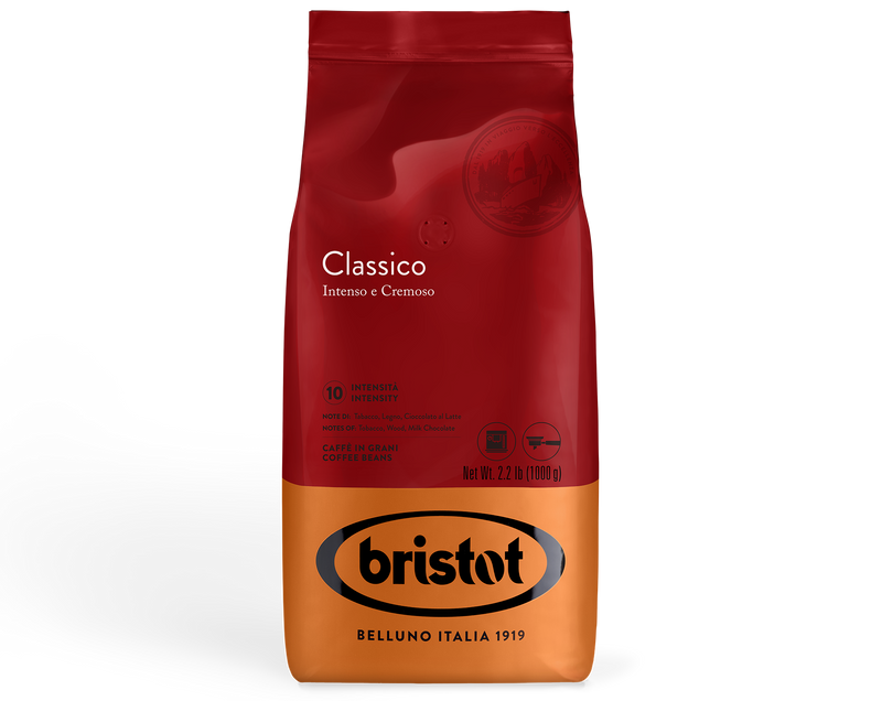 Caffe Bristot Classico Intenso e Cremoso, Coffee Beans, 2.2 lb | 1000g
