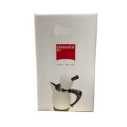 Carlo Giannini Chicca Black Handle, Espresso Coffee Maker Aluminium, 3/1 Cup