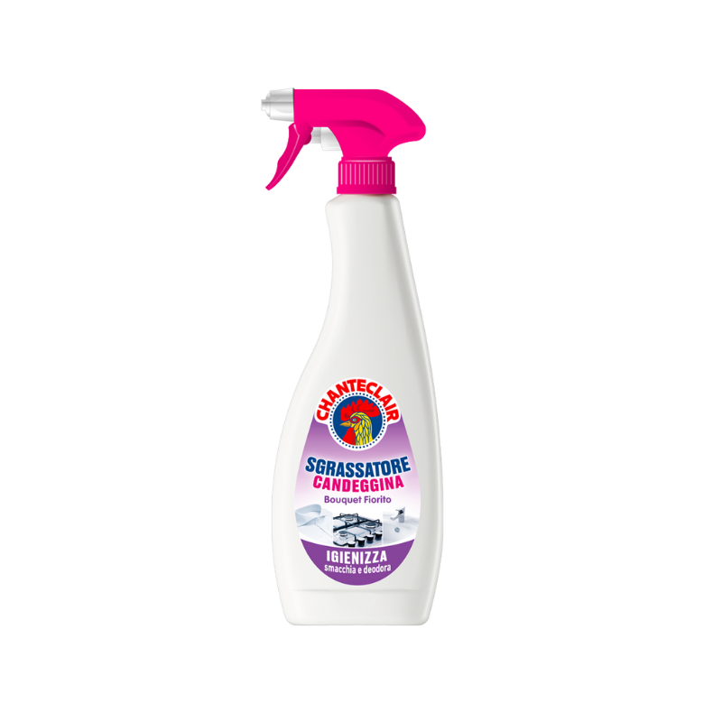 Chanteclair Sgrassatore Candeggina Bouquet Fiorito – Degreaser with Bleach Spray – 21.13 fl oz (625 ml)