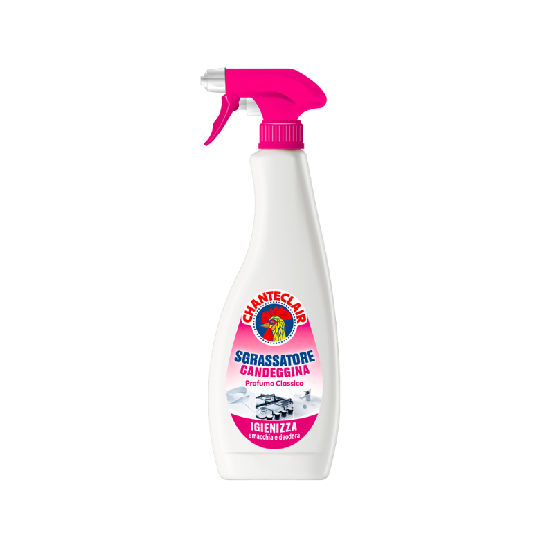 Chanteclair Sgrassatore con Candeggina – Classic Scent Bleach Degreaser Spray | 625 ml