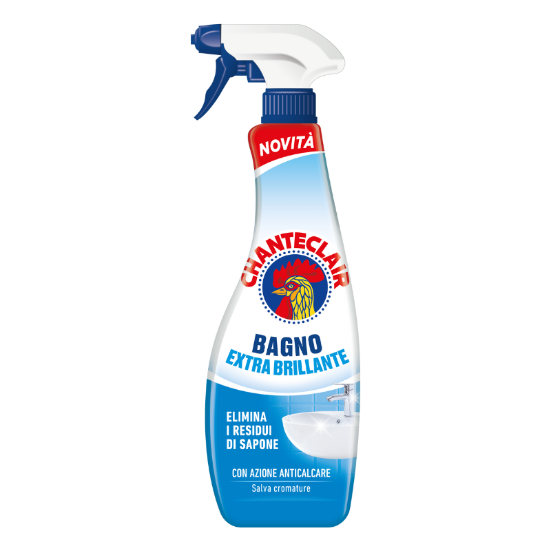 Chanteclair Bathroom Cleaner Extra Brillante, Bagno Azione Anticalcare, 625ml