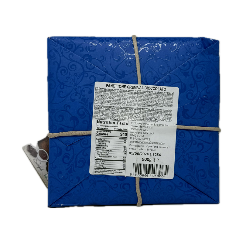 Santangelo Panettone w/ Chocolate Cream, 900g