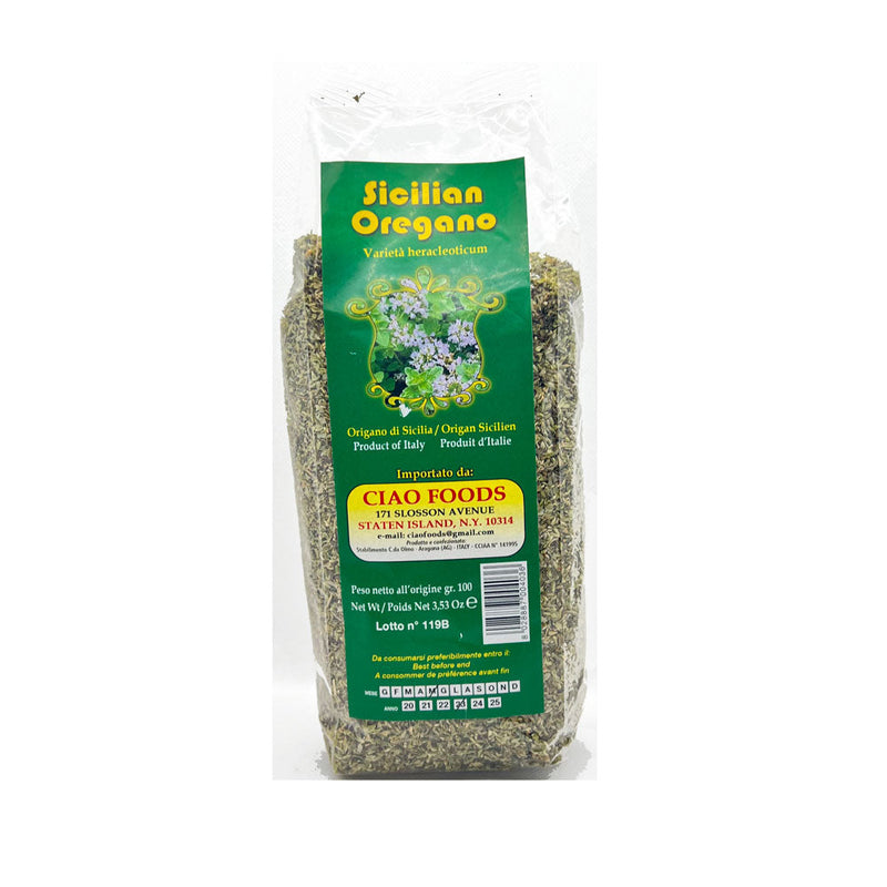 Ciao Foods Sicilian Oregano, Genuine Italian Dried Oregano, 3.53 oz | 100g