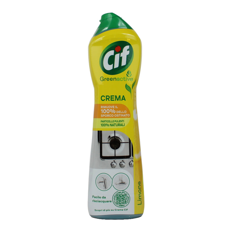 Cif Crema cleaning product bottle on a white background