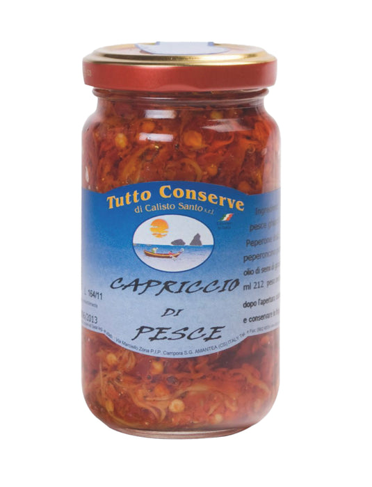 Tutto Conserve Hot Fish Spread, Capriccio Di Pesce, 6.7 oz | 190g