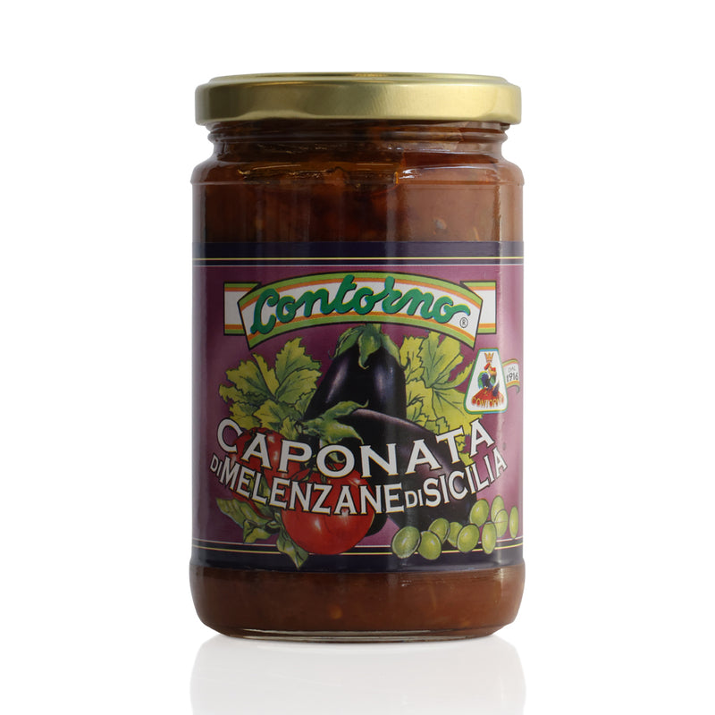 Contorno Sicilian Caponata Eggplant Appetizer, 10.5 oz