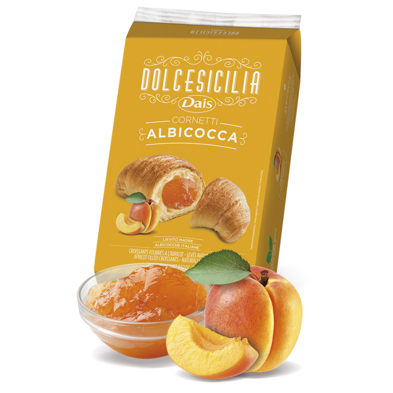 Dais Croissant with Apricot Filling, 6 Pack, 9.52 oz | 270g