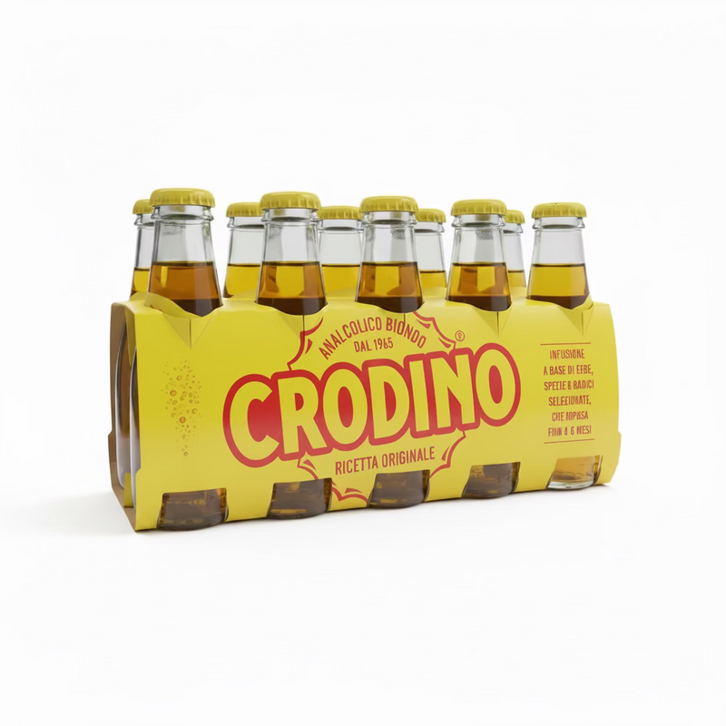 Crodino: non-alcoholic bitter aperitif, 10 x 100 ml