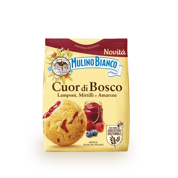 Mulino Bianco Cuor di Bosco Cookies, 300g