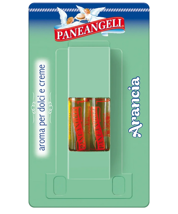 Paneangeli Orange Extract, Arancia, Gluten Free, 2 x 2ml