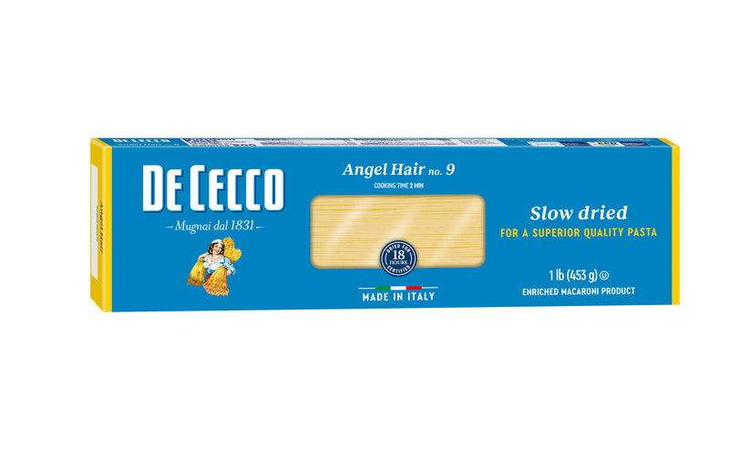 De Cecco Angel Hair, Capellini, #9, 1 LB | 453g