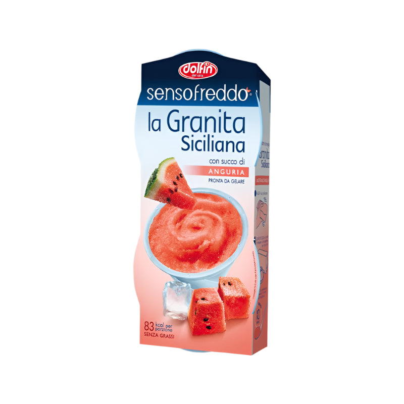 Dolfin Senso freddo Sicilian Granita Watermelon Anguria, 2 X 100 Ml
