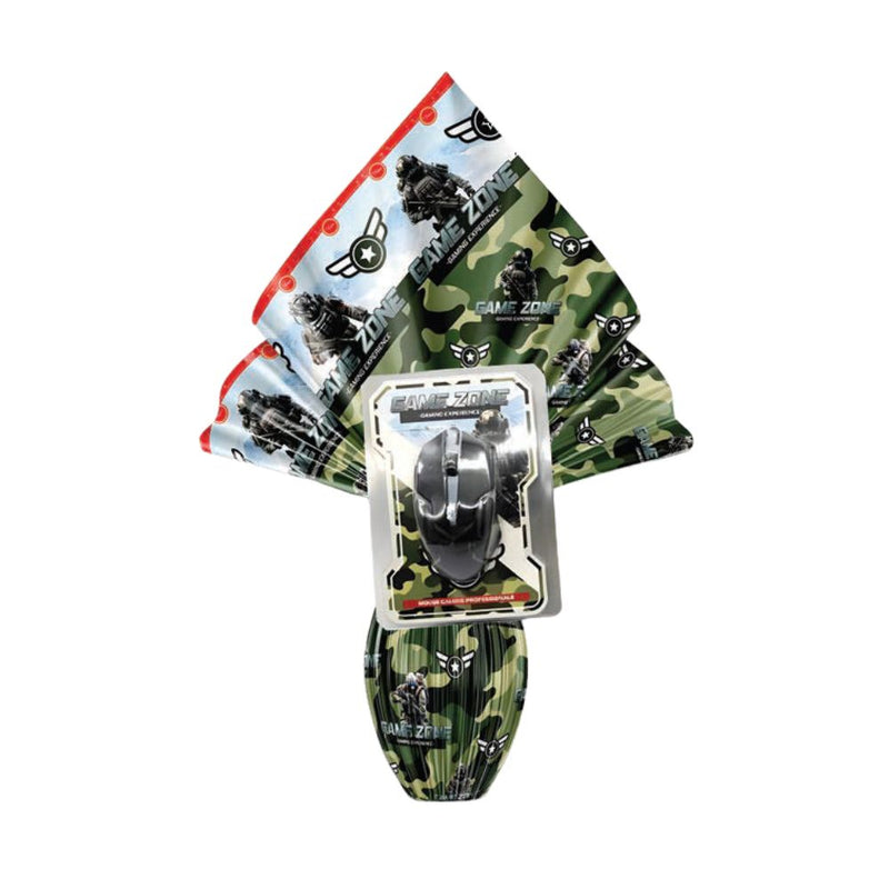 Dolgam Milk Chocolate Egg, Made in Italy, GAME ZONE, 10 oz | 300g