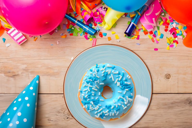 Maxtris Donuts Vanilla, Glazed Mini Donuts, Gluten Free, (210g, 6-Pack)