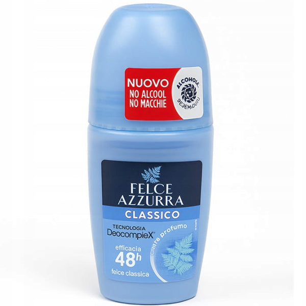 Felce Azzurra Classico Roll-On Deodorant – 1.69 fl oz (50ml)