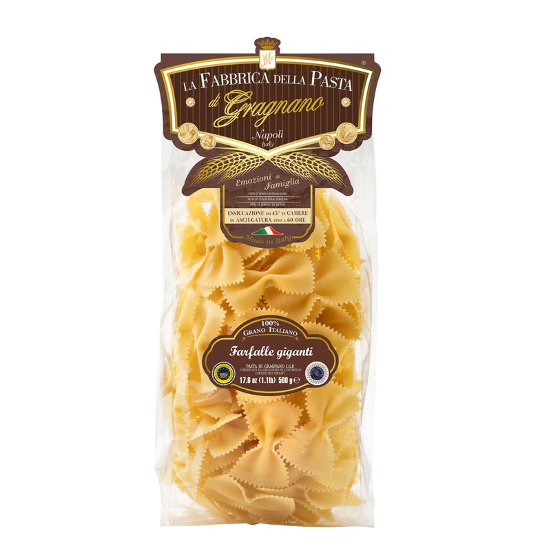 La Fabbrica Della Pasta Le Farfalle Giganti, Giant Farfalle, #462, 17.6 oz | 500gr