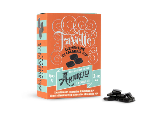 Amarelli Favette - Licorice with Calabrian Clementines PGI, 2.10 oz | 60g