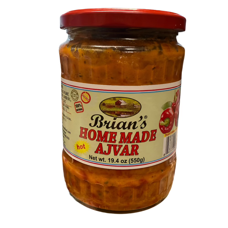Brian's Homemade Ajver Hot, 550g