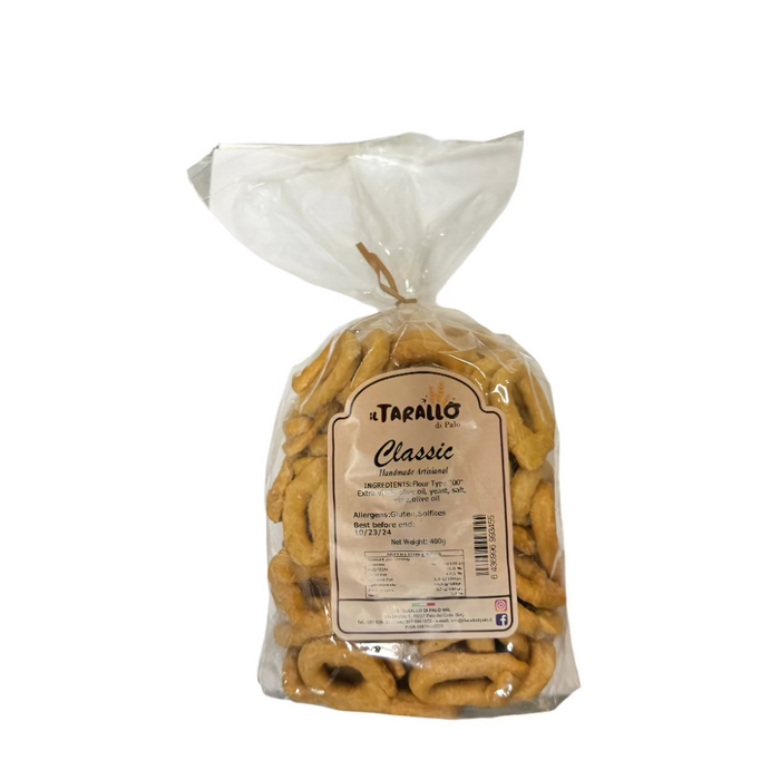 Il Tarallo Di Palo Classic Taralli, 14 oz | 400g