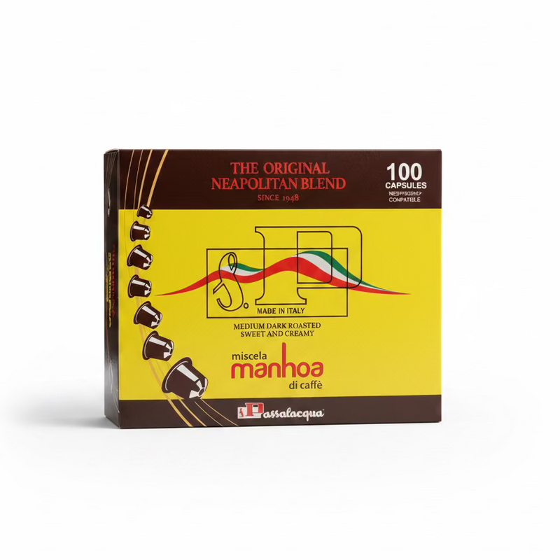 Passalacqua Manhoa Nespresso Compatible, 100pk