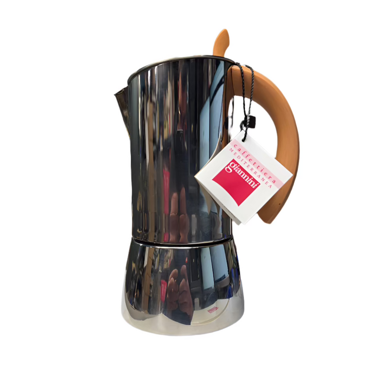 Carlo Giannini Mediterranea, Espresso Coffee Maker Stainless Steel