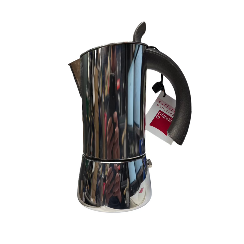 Carlo Giannini Mediterranea, Espresso Coffee Maker Stainless Steel