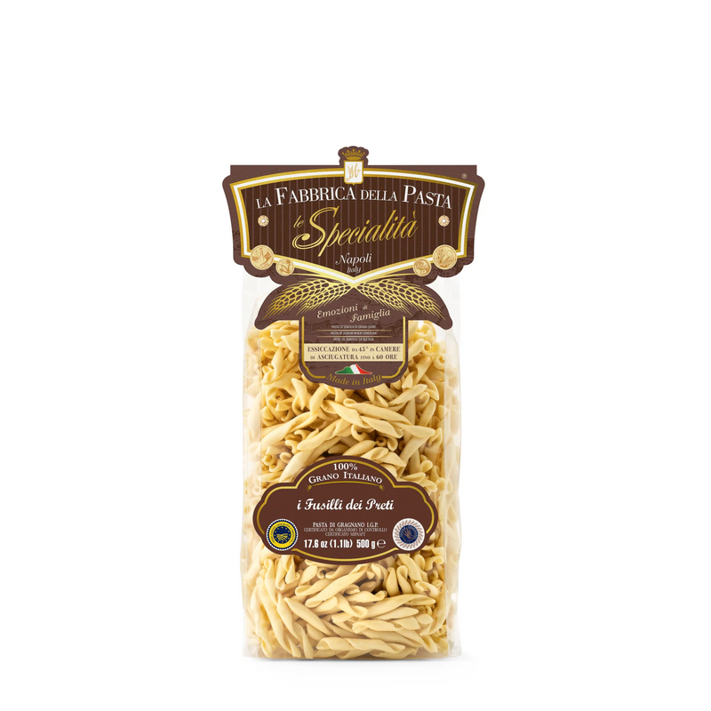 La Fabbrica Della Pasta i Fusilli Dei Preti, #715, 17.6 oz | 500gr