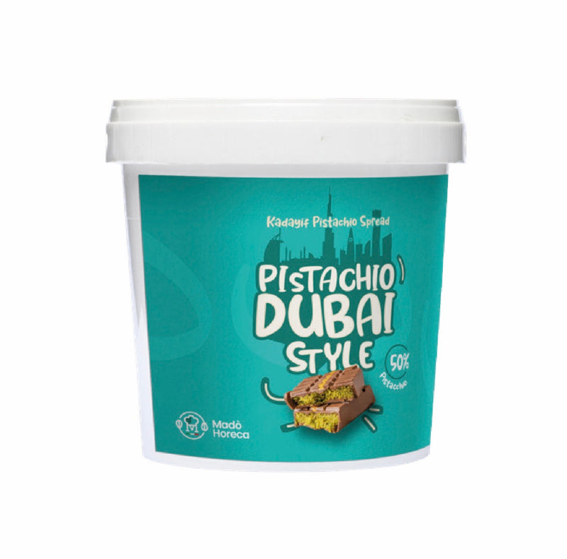 Mado Pistachio Dubai Style Spread, 50% Pistachio, Non-GMO, 3kg Bucket