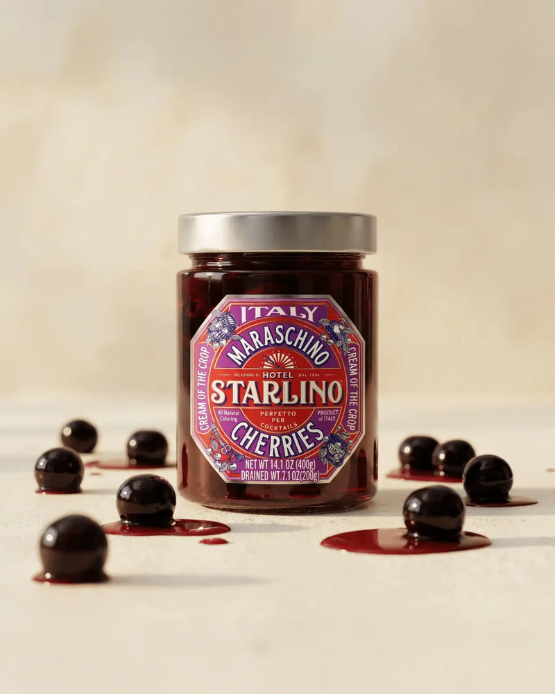 Hotel Starlino Maraschino Cherries, 14.1 oz | 400g