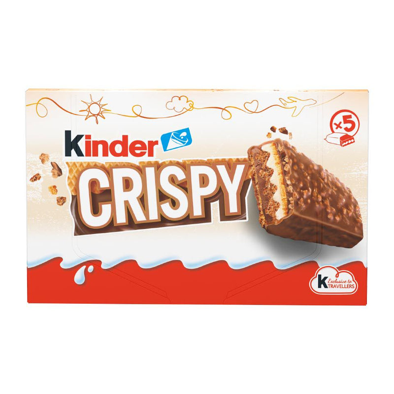 Kindler Crispy chocolate bar packaging on a white background
