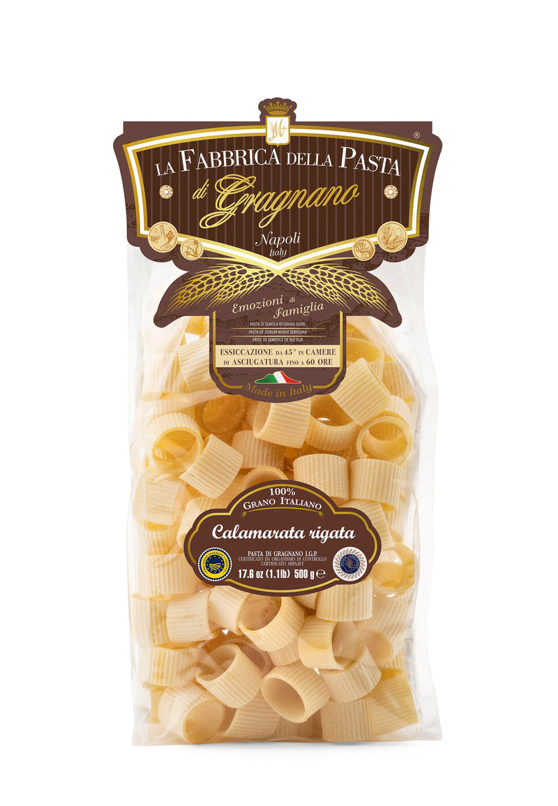 La Fabbrica Della Pasta Calamarata Rigata #544, 17.6 oz 