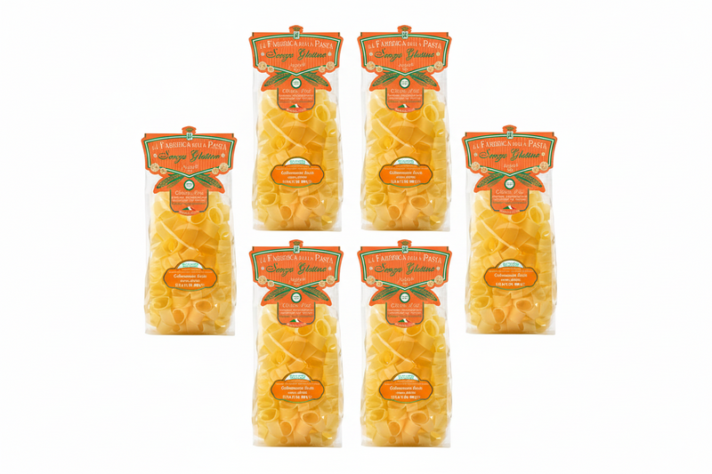 La Fabbrica Della Pasta Gluten Free Calamarata Liscia, #139, 17.6 oz | 500gr