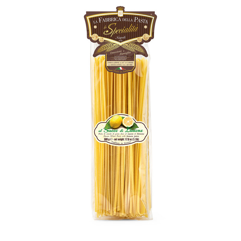 La Fabbrica Della Pasta Linguine Lemon Flavor Pasta, #L516