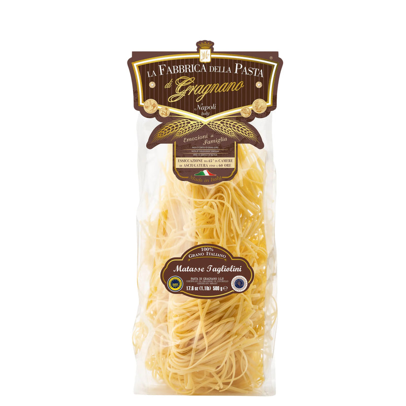 La Fabbrica Della Pasta Tagliolini Matasse #466, 17.6 oz | 500gr
