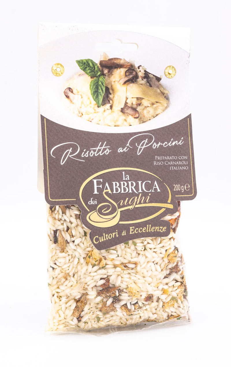 La Fabbrica dei Sughi Risotto Porcini Mushrooms, Ready in 15 min, 8.8 oz | 250g