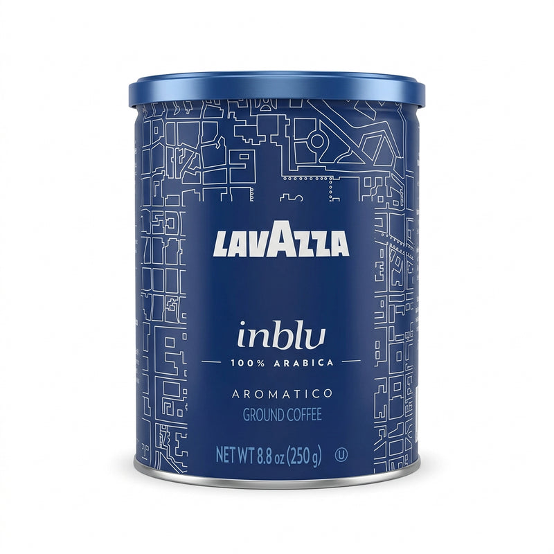 LavAzza Inblu Caffe Espresso 100% Arabica, 250g TIN